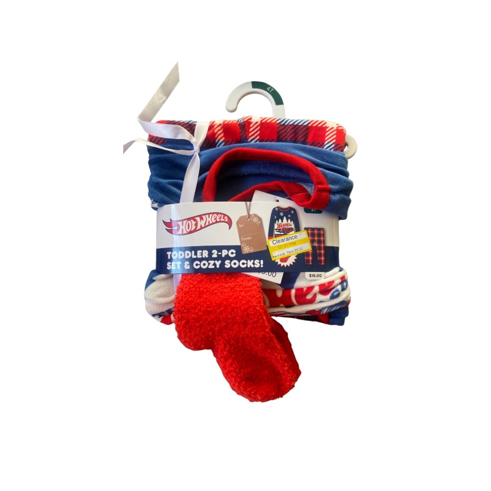 Hot Wheels Toddler 4T pajamas set